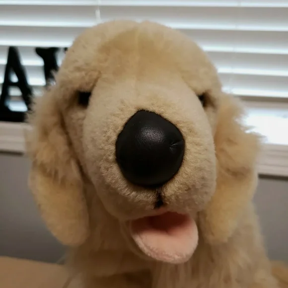 Plush Golden Retriever Stuffed Animal Toy - Picture 2 of 8